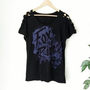 FOX RIDERS Graphic Tee Shirt